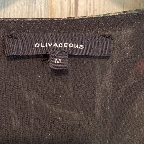 Olivaceous Womens Floral lace up front blouse with flare sleeves | Medium - Picture 5 of 10